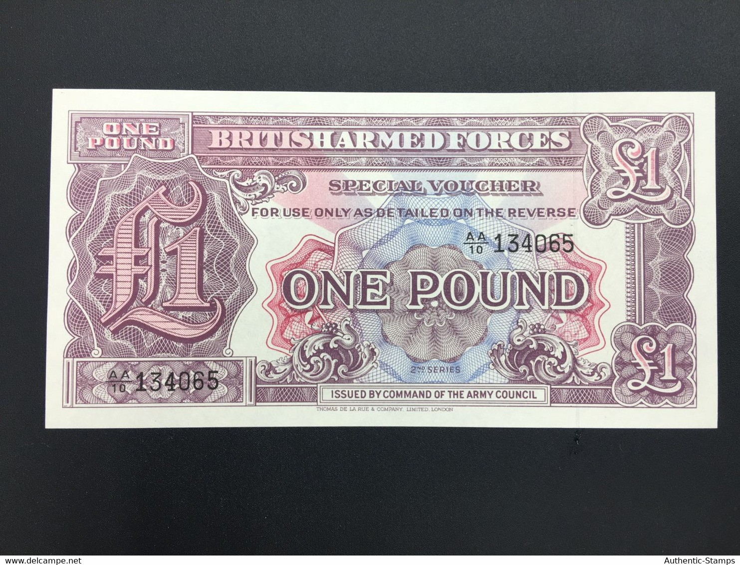 Banknote, UNC, LIST 8017 - British Armed Forces & Special Vouchers