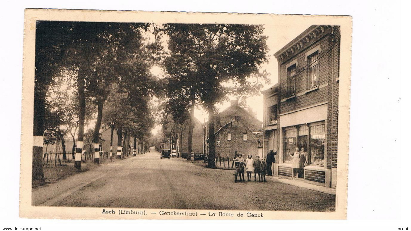 Asch Genckerstraat Winkel , Zeldzaam Route De Genk - Genk