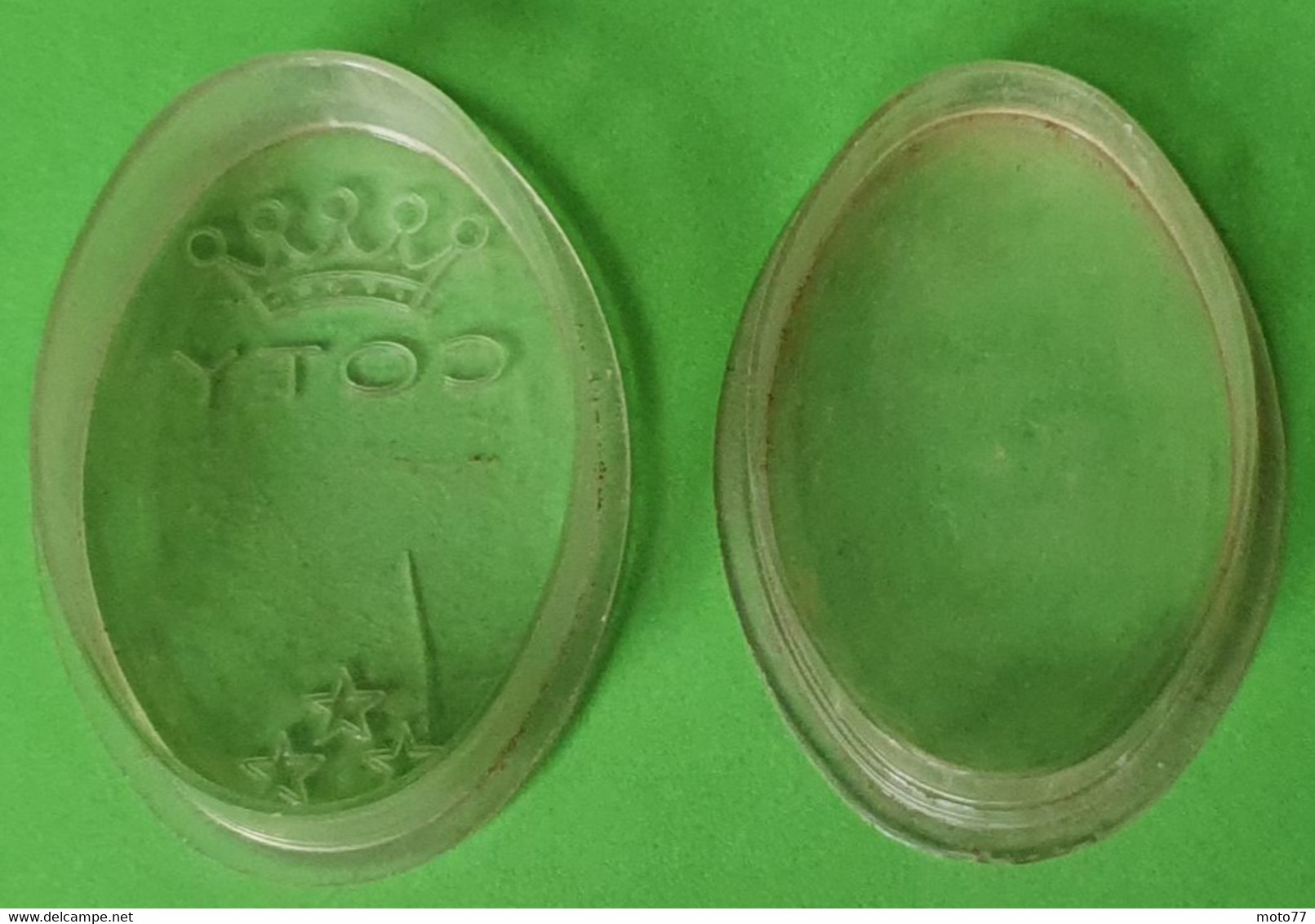 Ancienne Boite Plastique Ovale - Médicament COTY - 3 étoiles - Publicité Médicale Laboratoire - Vers 1960 - Boîtes