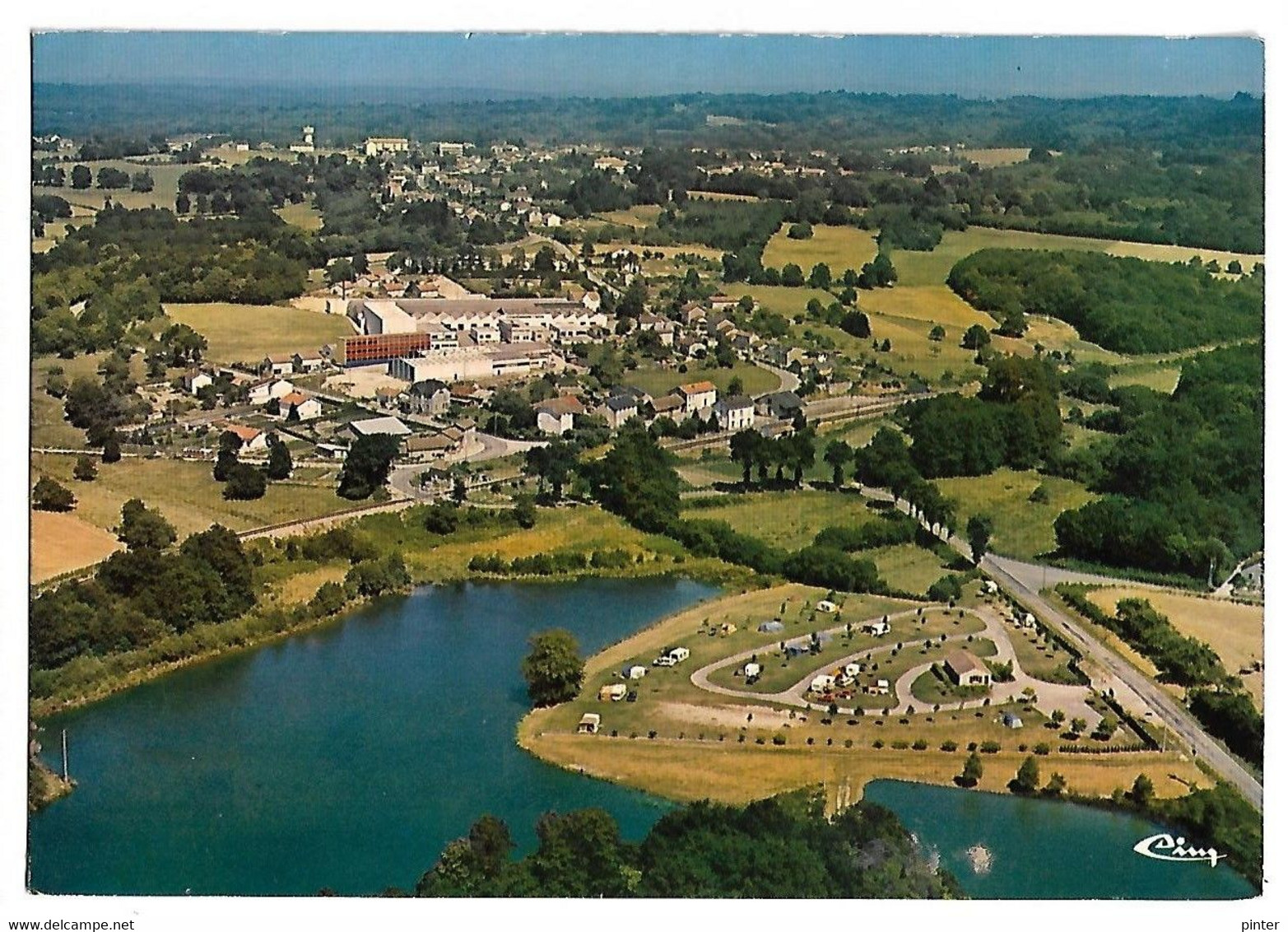 NANTIAT - Vue Aérienne, Le Camping - Nantiat