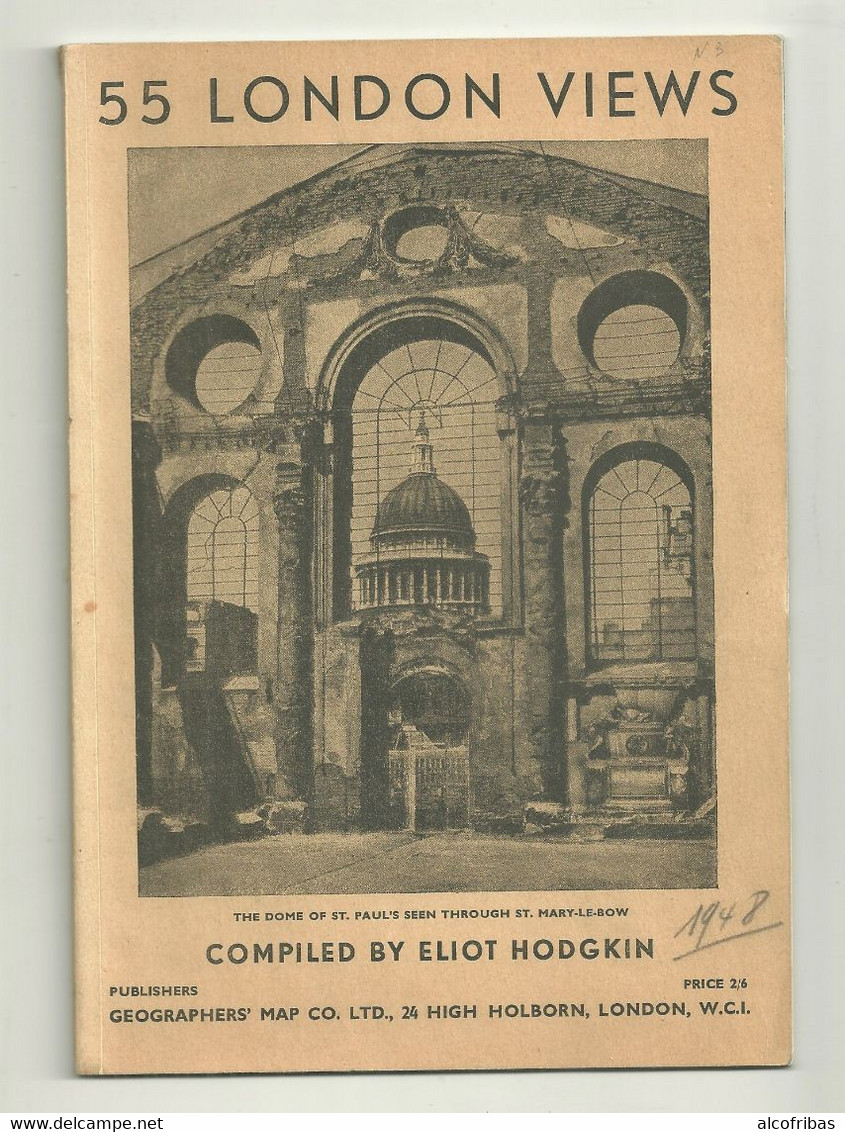 Londres Guide Edition Francaise 1948 Et  London Views 1948 - Europe