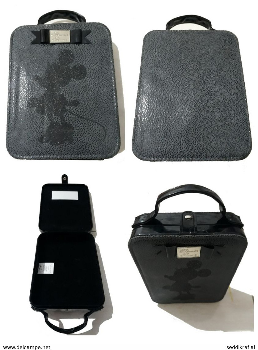 Jugavi Bag Disney Minnie Mouse Make-up Cosmetics With Mirror Inside From Spain - Supplies And Equipment