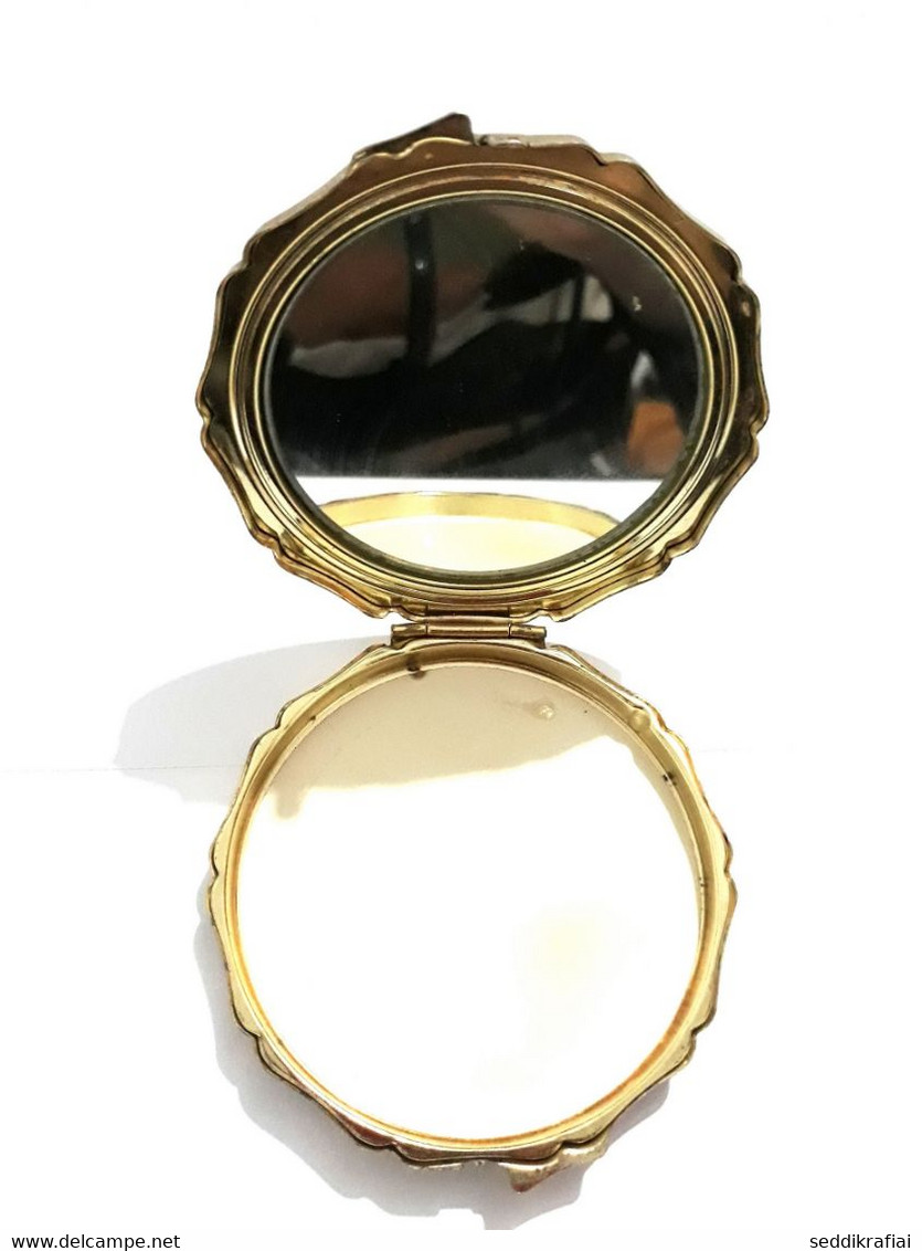 [OLD-TIME] Vintage Early Japanese Portable Mirror Made In Japan - Miroirs