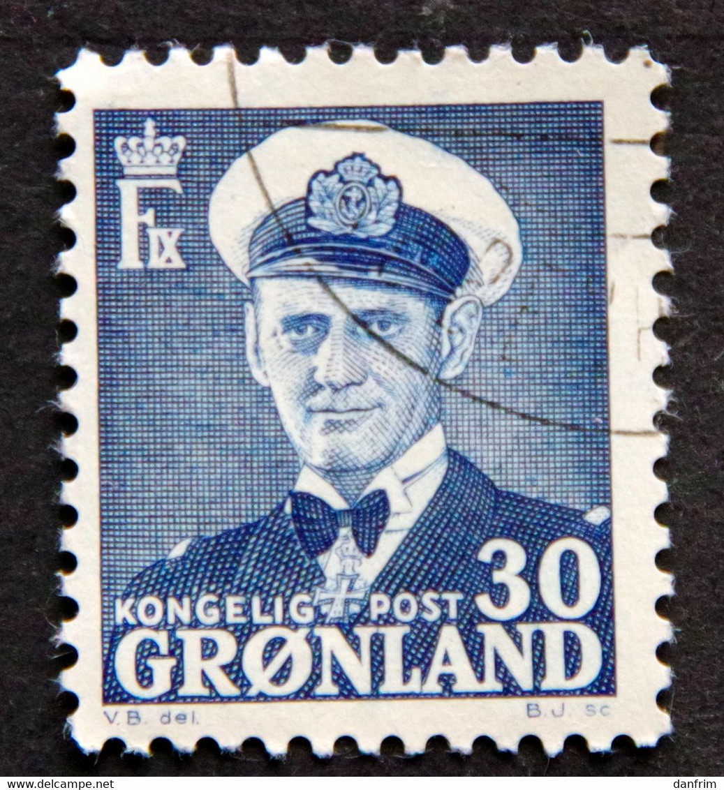 Greenland 1950 Frederik LX  MiNr.33( Lot E 2390) - Usados