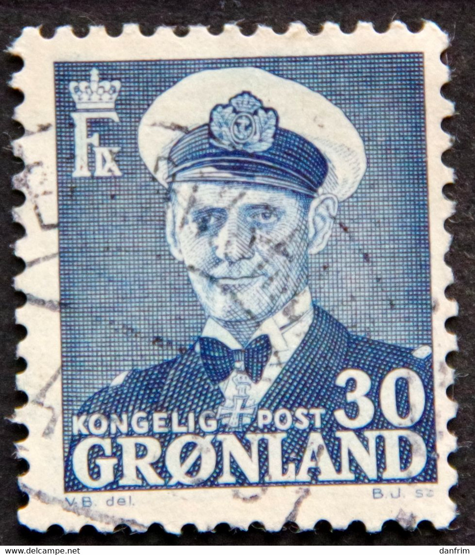 Greenland 1950 Frederik LX  MiNr.33( Lot E 2391) - Used Stamps