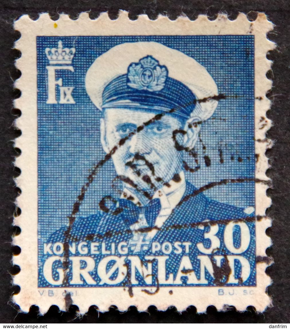 Greenland 1950 Frederik LX  MiNr.33( Lot E 2401) - Used Stamps