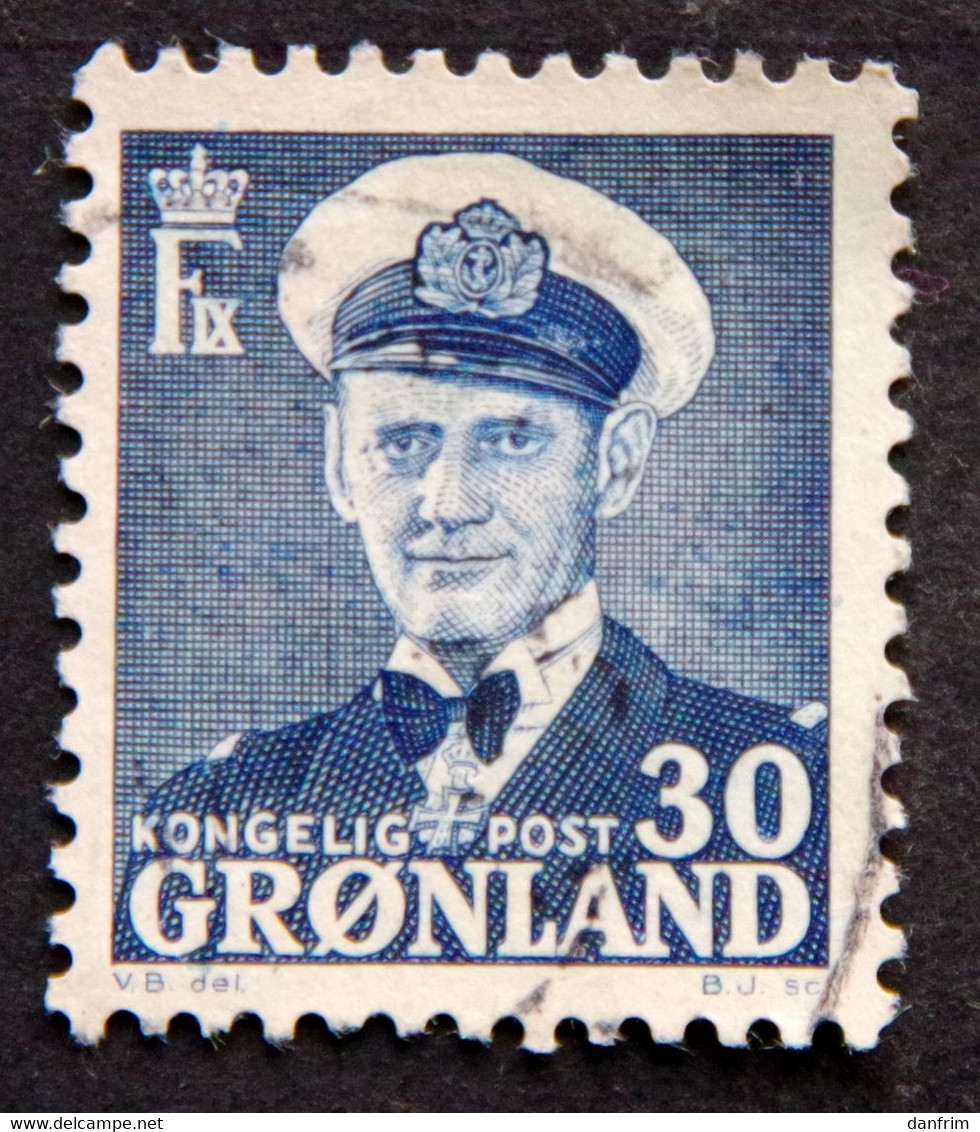 Greenland 1950 Frederik LX  MiNr.33( Lot E 2402) - Used Stamps