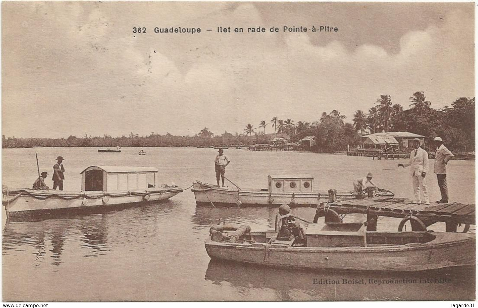 ⭐GUADELOUPE - Ilet En Rade De POINTE A PITRE - Très Bon Etat⭐ Rare Et Unique Sur Delcampe - Pointe A Pitre