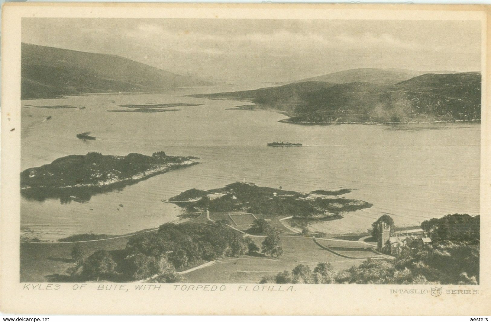 Kyles Of Bute; Torpedo Flotilla - Not Circulated. (Intaglio Series) - Bute