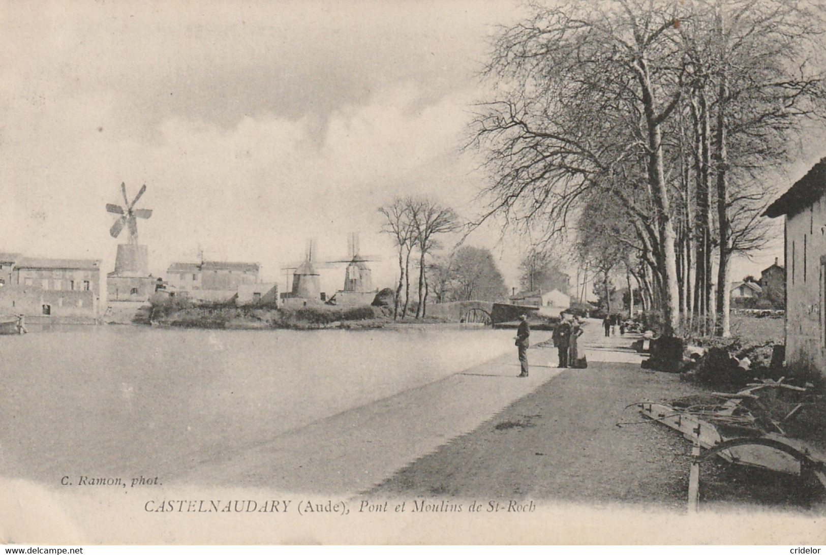 11 - CASTELNAUDARY - PONT ET MOULINS SAINT-ROCH - CANAL PORT ? - Castelnaudary