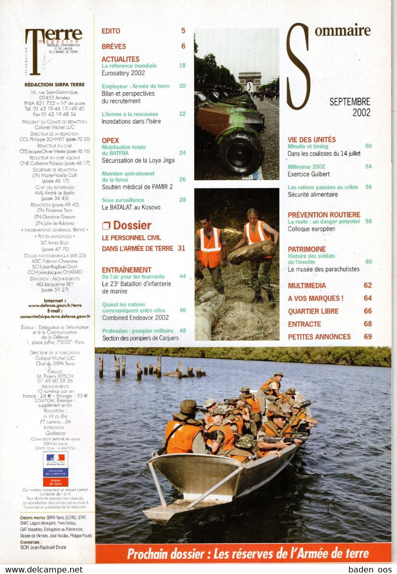 Terre Magazine 137 Septembre 2002 - Français