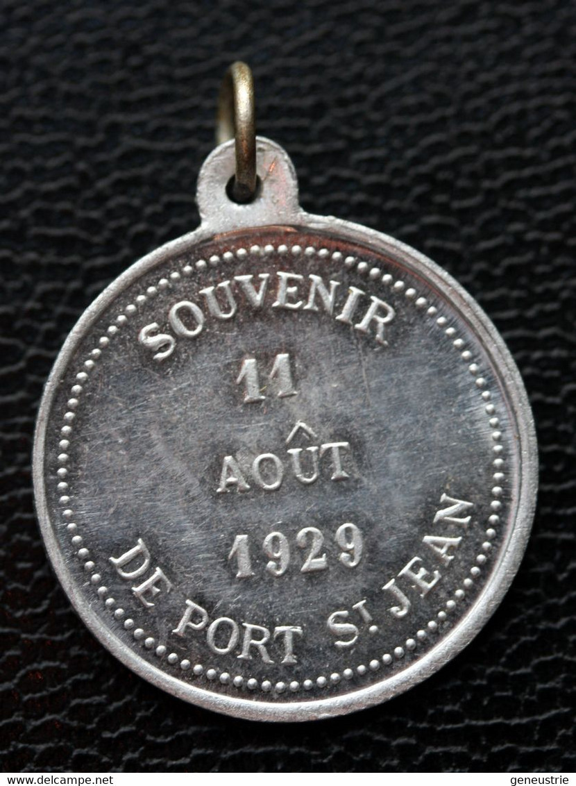 Jeton D'inauguration Du Pont Saint Hubert "Port Saint Jean 11 Août 1929" Plouër-sur-Rance / La Ville-ès-Nonais" St Malo - Professionnels / De Société