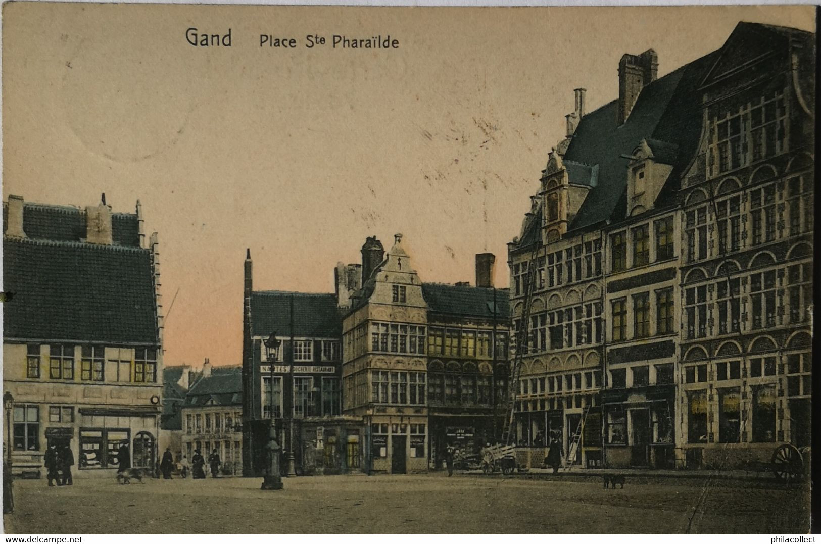 Gent - Gand  // Place Ste. Pharailde (Kleur!) 1910 - Gent