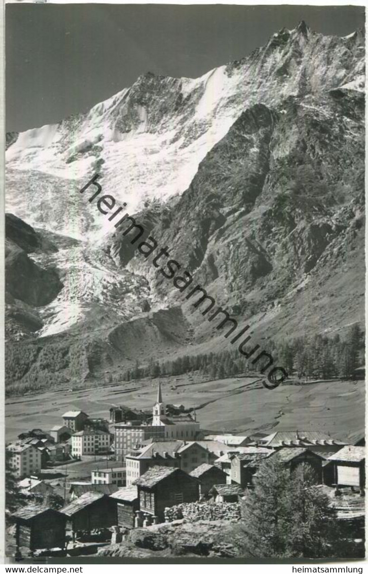 Saas-Fee - Täschhorn Und Dom - Foto-Ansichtskarte - Verlag Gyger & Klopfenstein Adelboden - Täsch