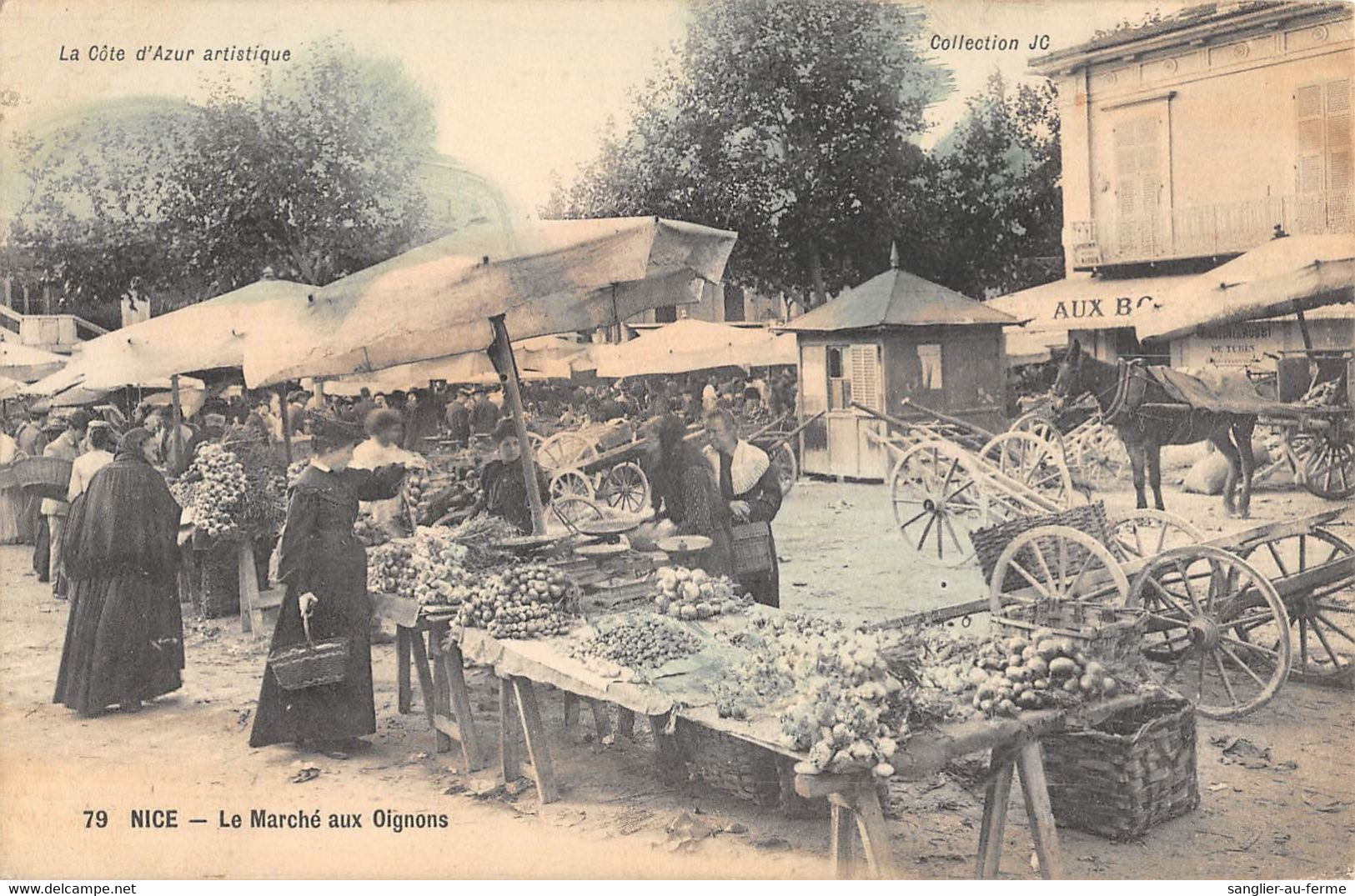CPA 06 NICE LE MARCHE AUX OIGNONS - Other & Unclassified