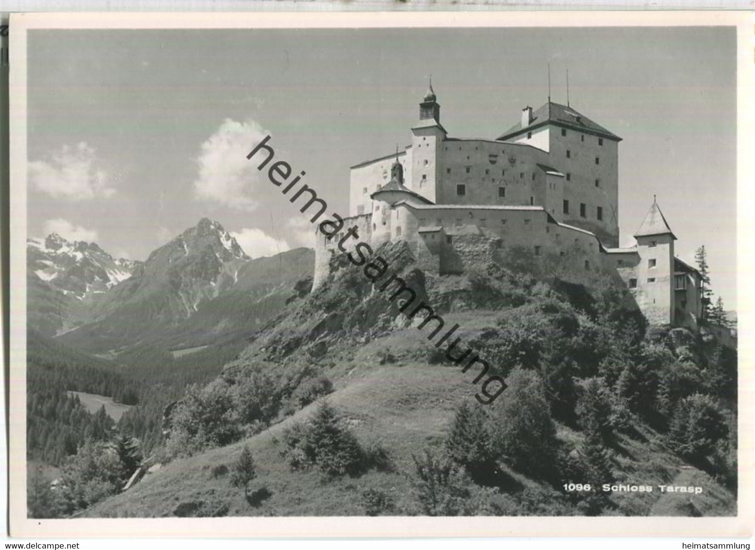 Schloss Tarasp - Foto-Ansichtskarte - Verlag Feuerstein Schuls-Tarasp - Tarasp