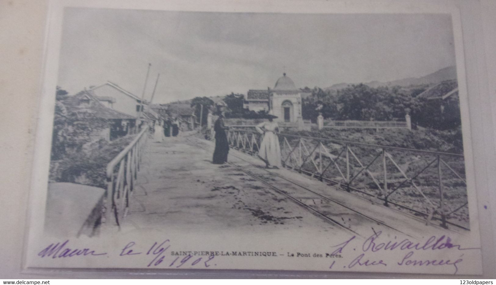 MARTINIQUE 1902 VOYAGEE SAINT PIERRE - Andere & Zonder Classificatie