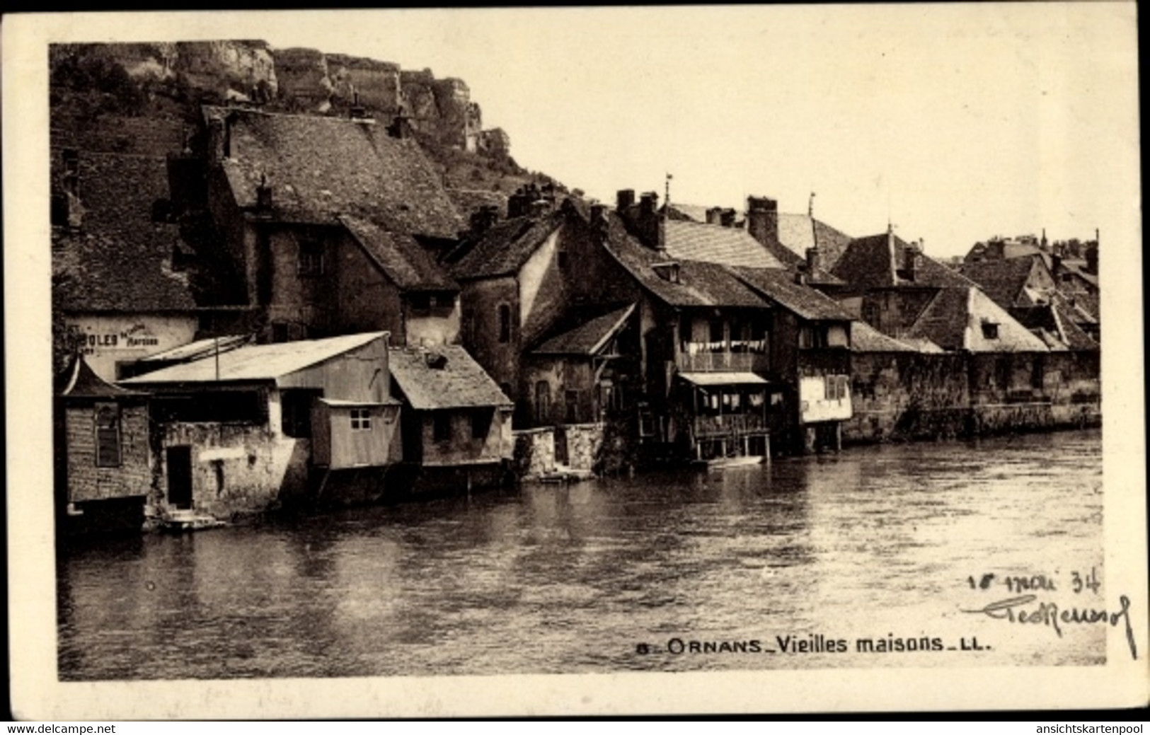 CPA Ornans Doubs, Vieilles Maisons - Otros & Sin Clasificación