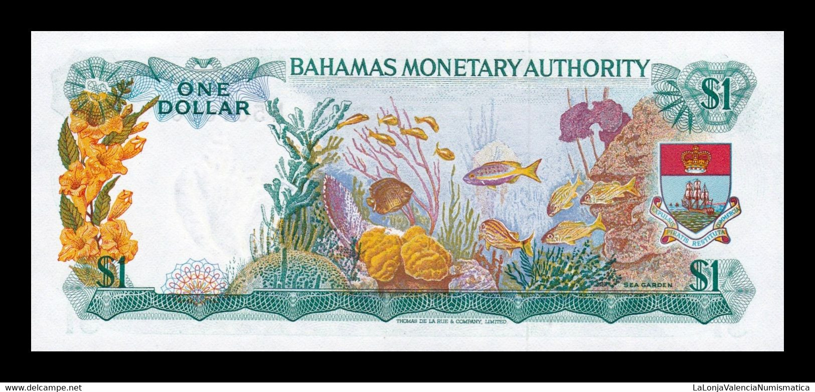 Bahamas 1 Dollar Elizabeth II L. 1968 Pick 27 SC UNC - Bahamas