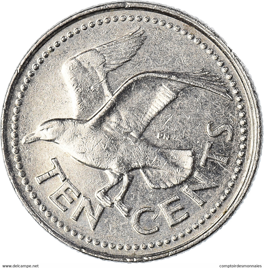 Monnaie, Barbade, 10 Cents, 1995 - Barbados