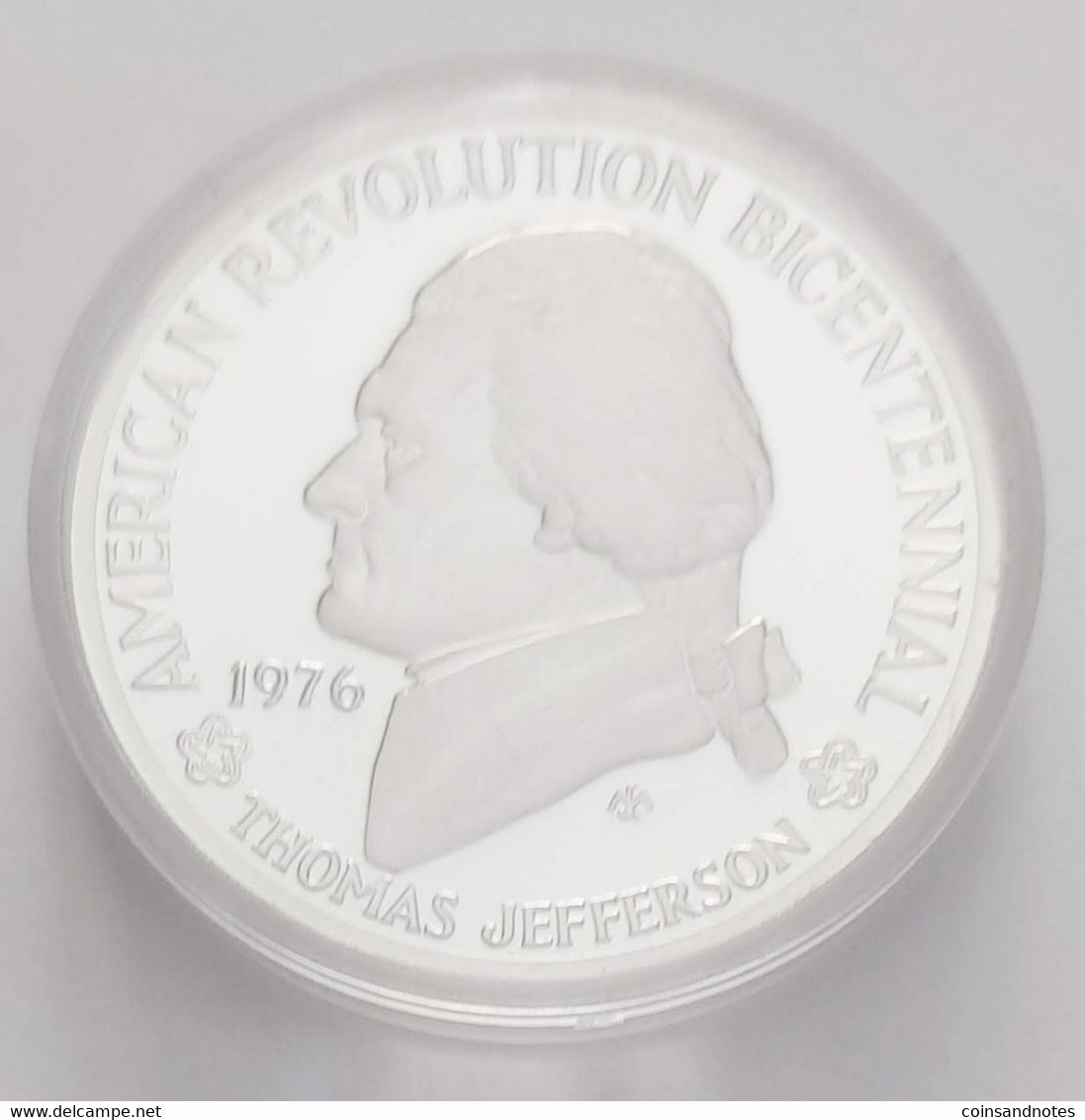 USA 1976 - Bicentennial Silver Medal T. Jefferson In Box - Sammlungen