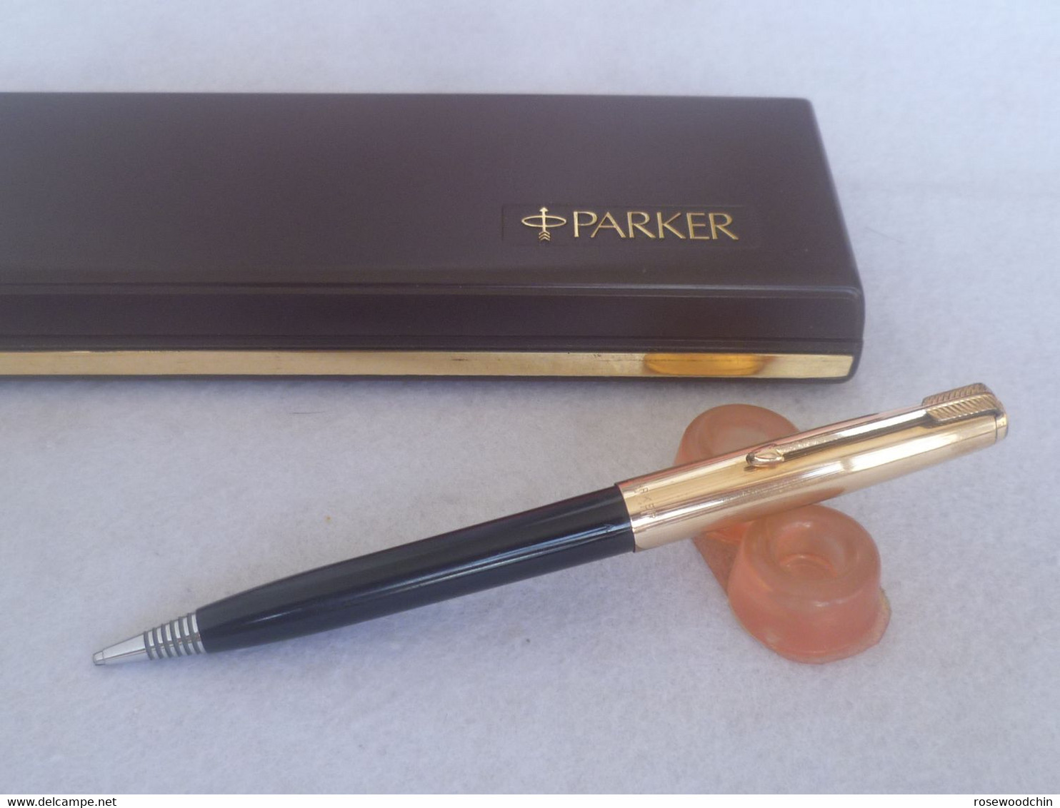 Vintage !!  Authentic Parker 51 Mechanical Pencil Gold Filled Cap (1/10-12k) With Box (#89) - Stylos