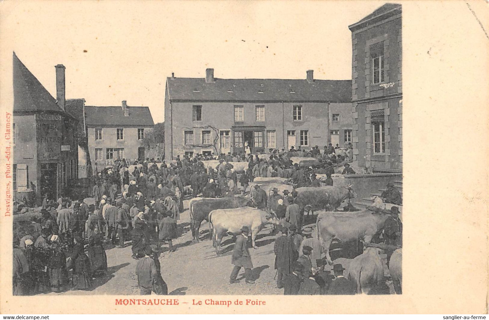 CPA 58 MONTSAUCHE LE CHAMP DE FOIRE - Autres & Non Classés