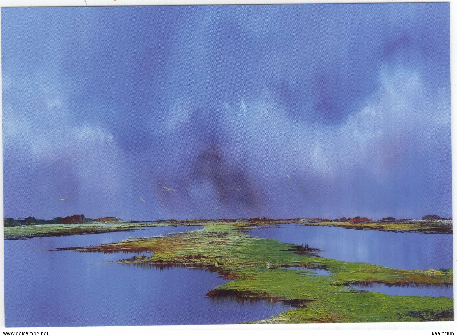 Lentewolken Boven Jisperveld, Wormer - (Ger Zaagsma) - Zaans Groen Exposities - (Nederland, Noord-Holland) - Zaanstreek