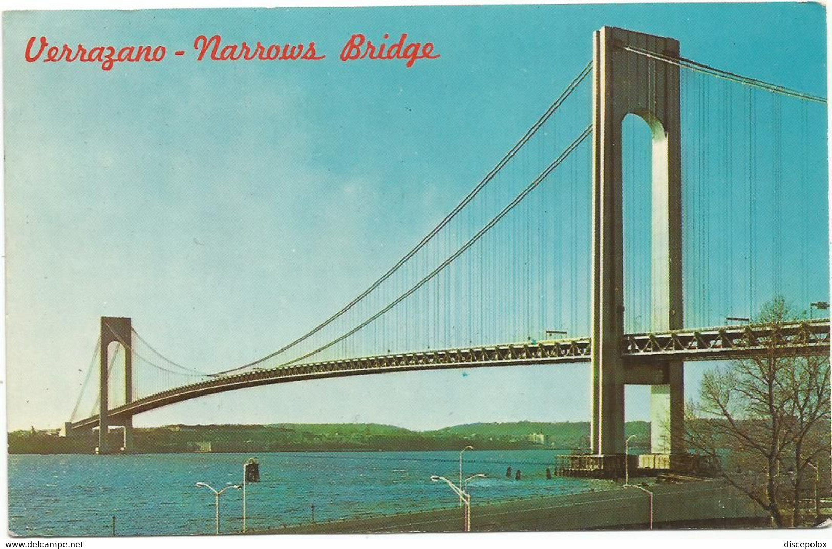 AC602 New York - Verrazano Narrow Bridge / Non Viaggiata - Ponti E Gallerie