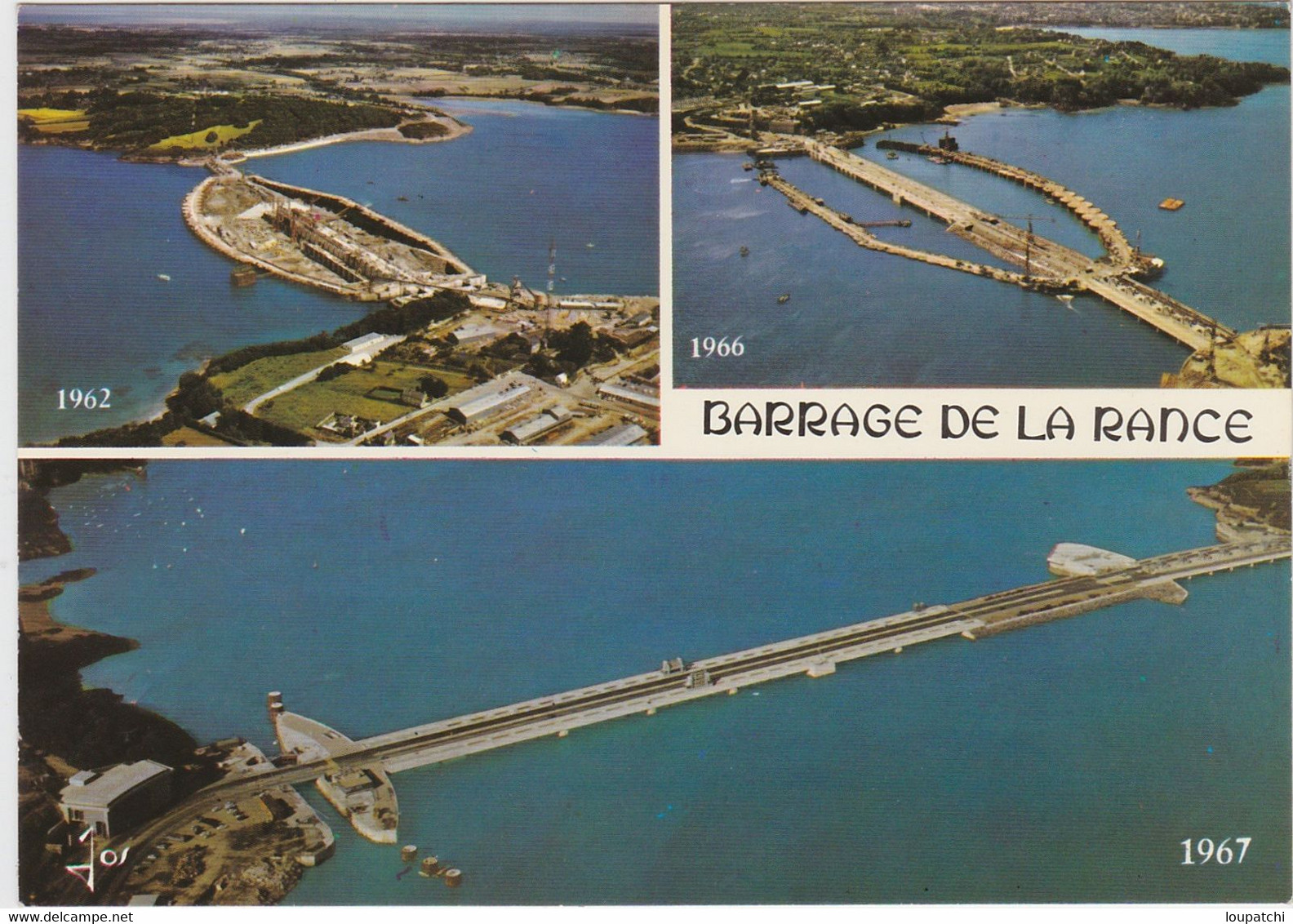 LA BRETAGNE EN COULEURS Construction Du Barrage De La Rance 1961 1967 - Plouër-sur-Rance