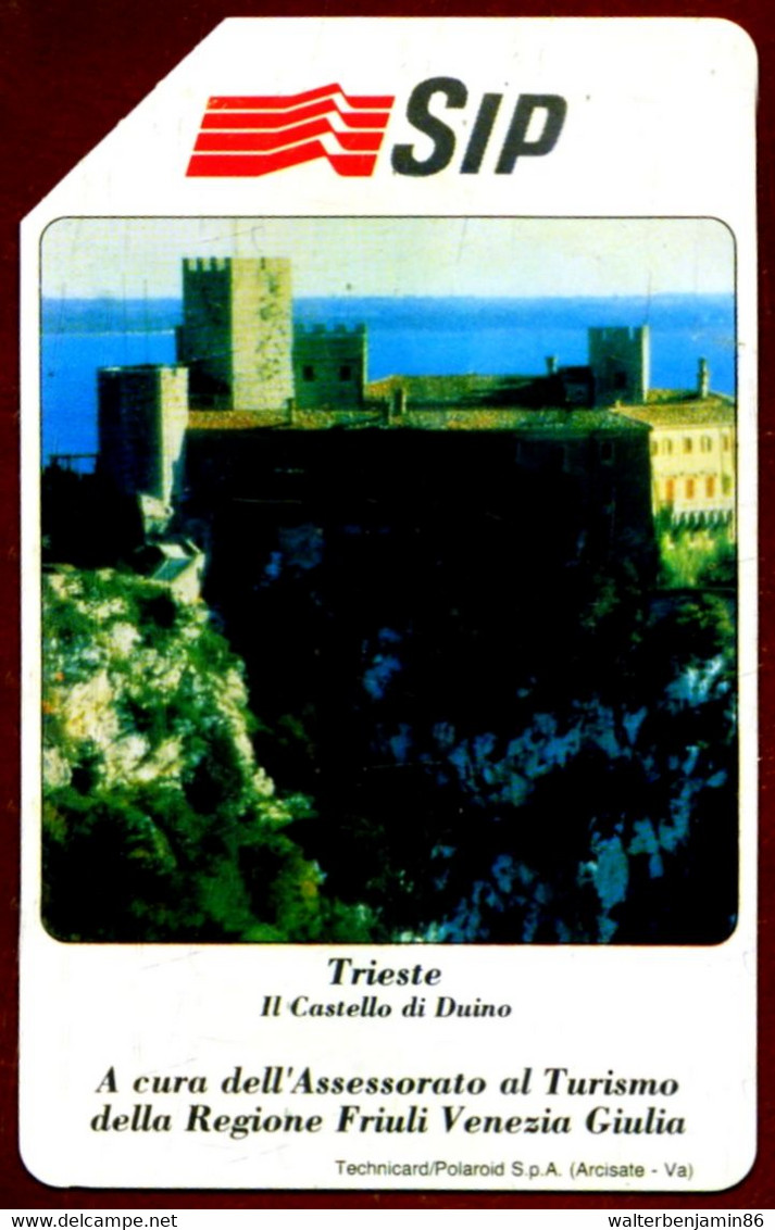 G P 122 C&C 2049 SCHEDA TELEFONICA USATA TURISTICA FRIULI TRIESTE 5 TEP 2^A QUAL - Publiques Précurseurs