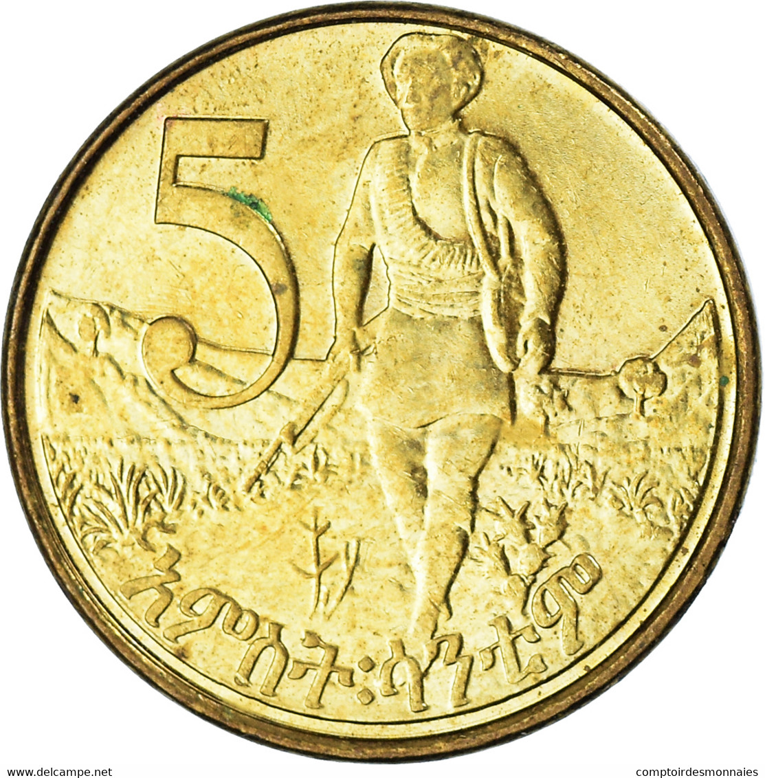 Monnaie, Éthiopie, 5 Cents, 2004 - Ethiopië