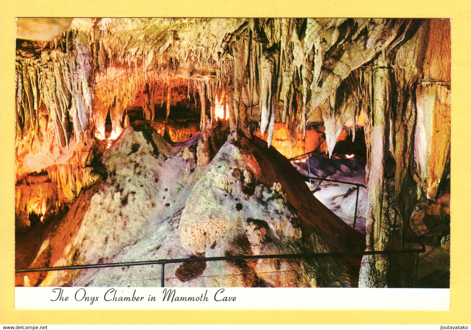 Stalagmite - The Onyx Chamber - Mammoth Cave, Kentucky, USA - Mammoth Cave