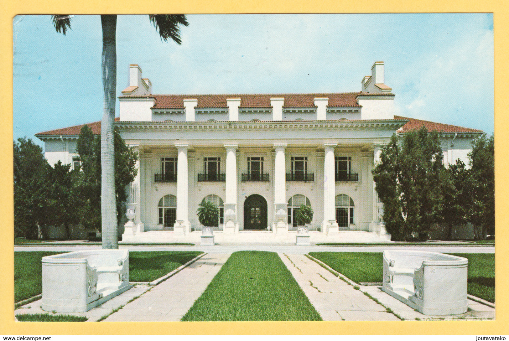 The Henry Morrison Flagler Museum "Whitehall" - Palm Beach, Florida, USA - Posted 1977 To Finland - Palm Beach