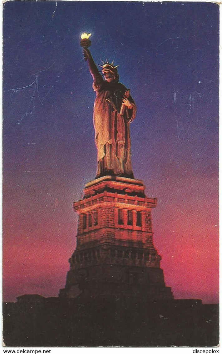 AC606 New York City - The Statue Of Liberty / Viaggiata 1959 - Statue De La Liberté