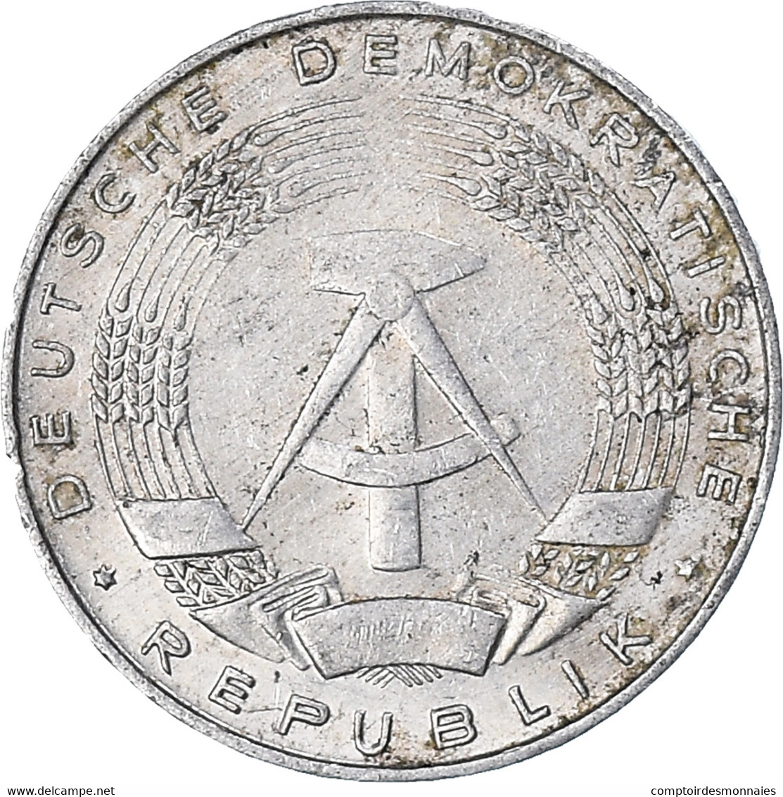 Monnaie, République Démocratique Allemande, Pfennig, 1975 - 5 Pfennig