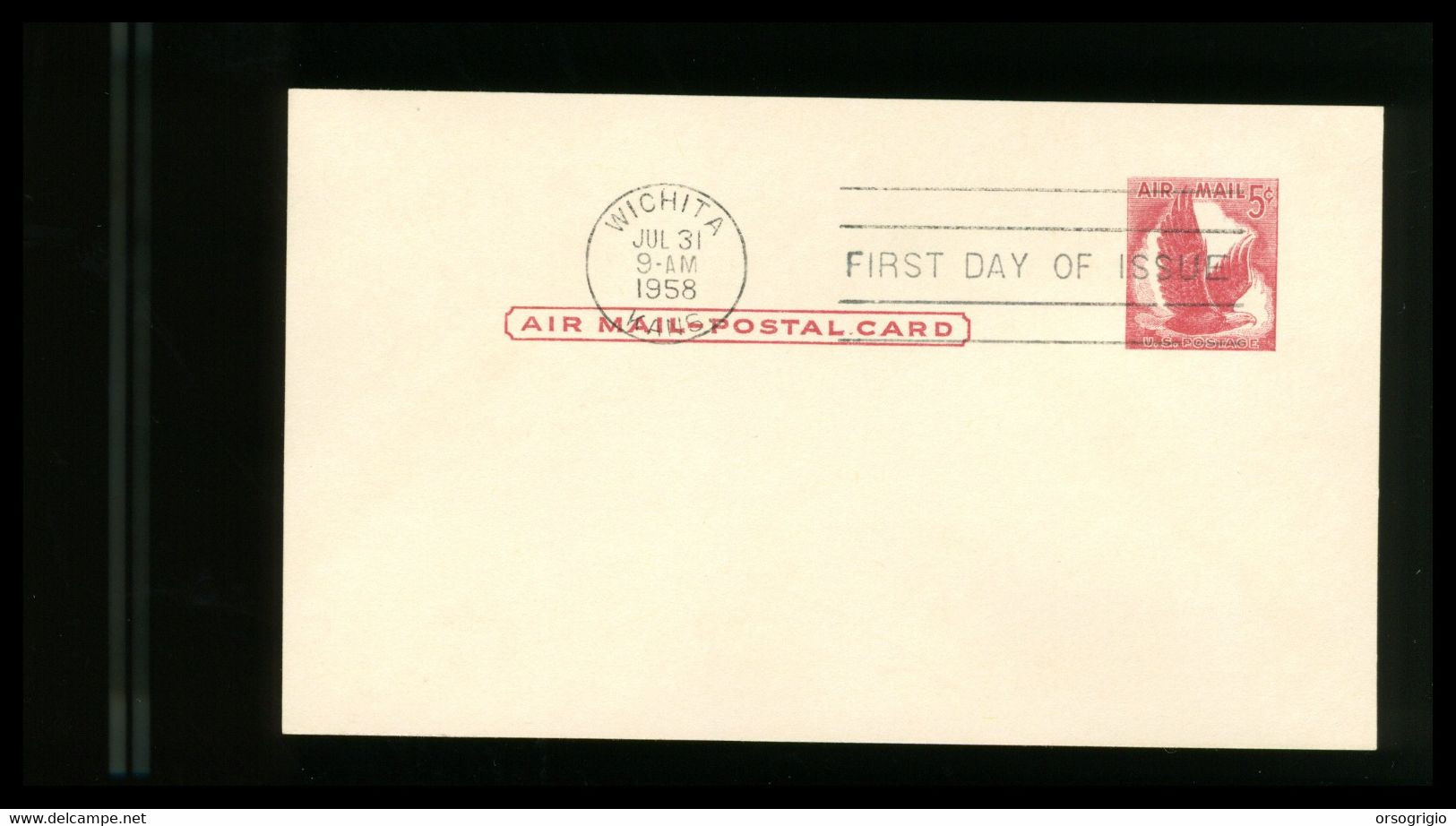 USA - FDC 1958 - AIR MAIL STAMP  5 Cent - 1941-60