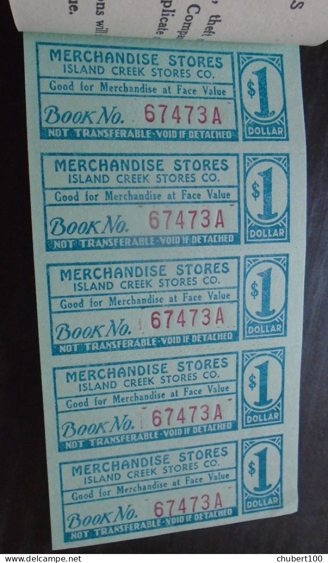 SPITZBERGEN  Island Creek Stores Company , P Unl, 25 Dollars , ND 1915 , UNC  Neuf,  Booklet , 95% Discount - Norway