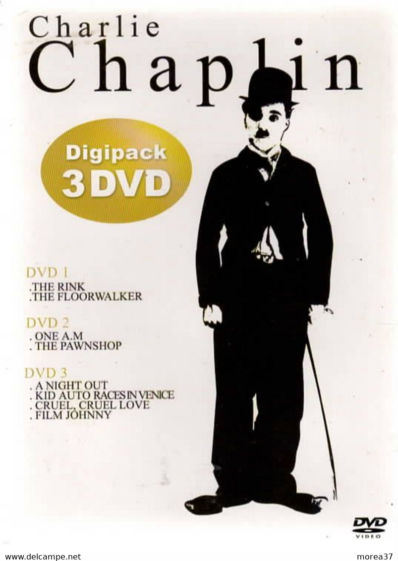 CHARLIE CHAPLIN   3DVDs  " The Rink" Etc....  C1 - Cartoni Animati