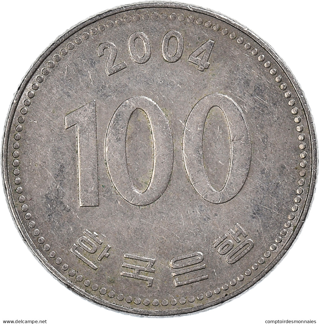 Monnaie, Corée Du Sud, 100 Won, 2004 - Corée Du Sud