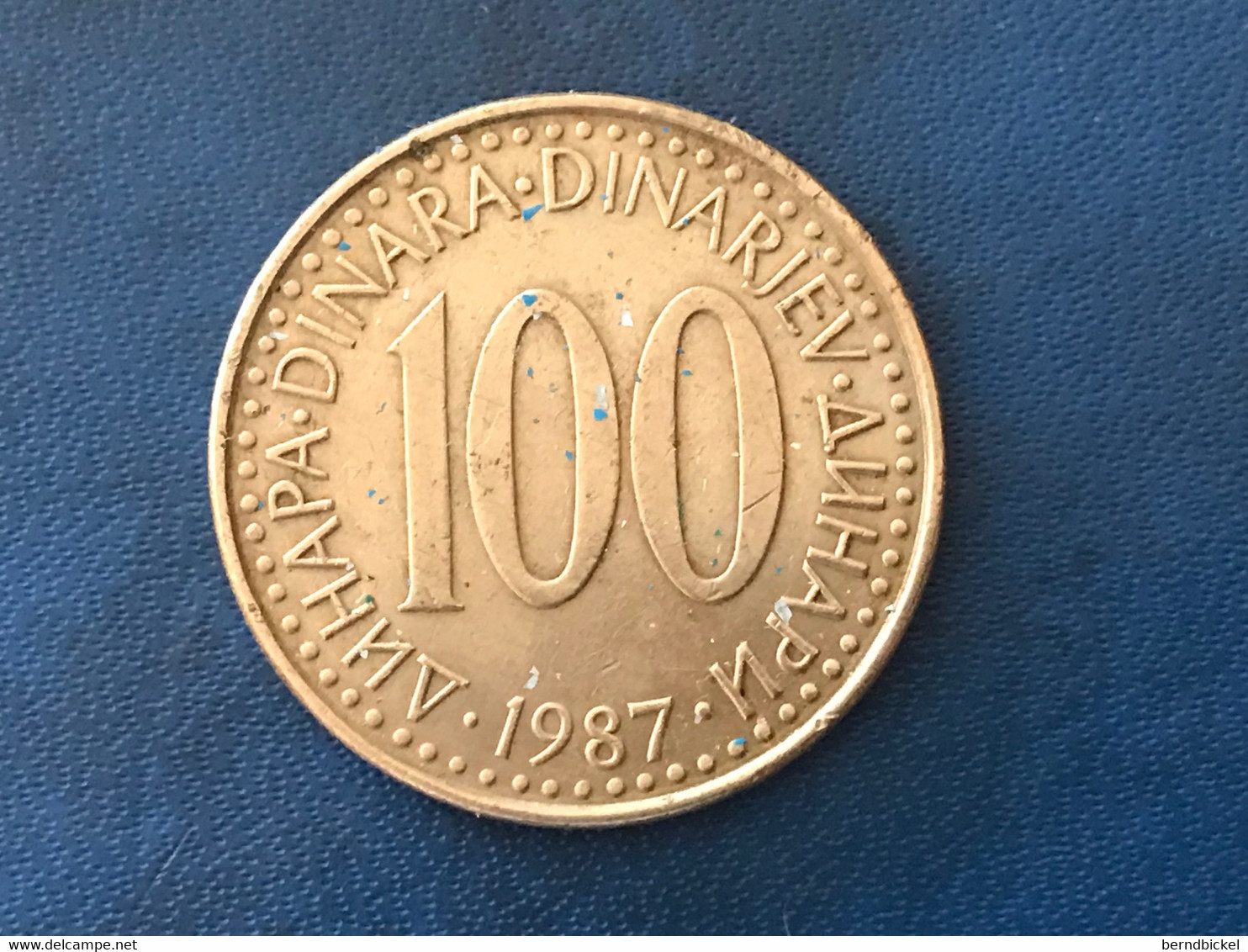 Münze Münzen Umlaufmünze Jugoslawien 100 Dinar 1987 - Jugoslawien