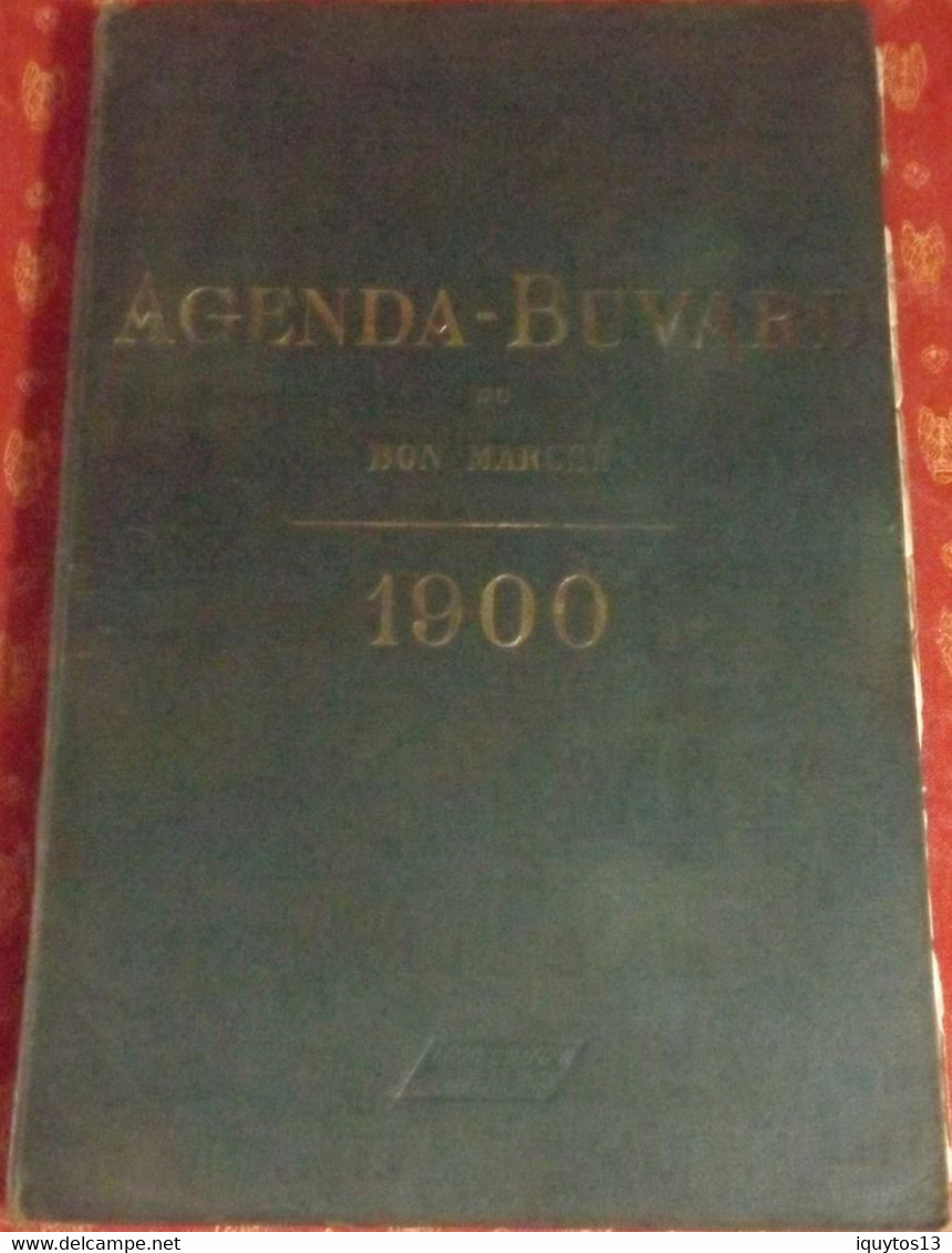 LE BON MARCHE -  Agenda-Buvard Du Bon Marché 1900 - Plan De Paris à Ruban En BE - Blank Diaries