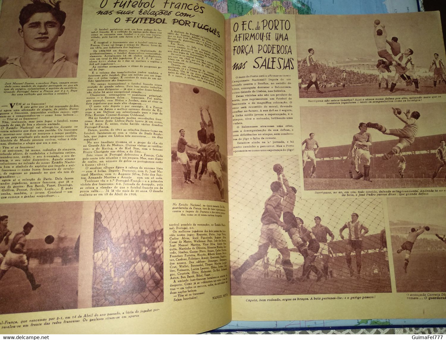 Revista Antiga STADIUM - Nº 209 Year/ano 1946 - Estoril, Académica, Vitória... - Sport