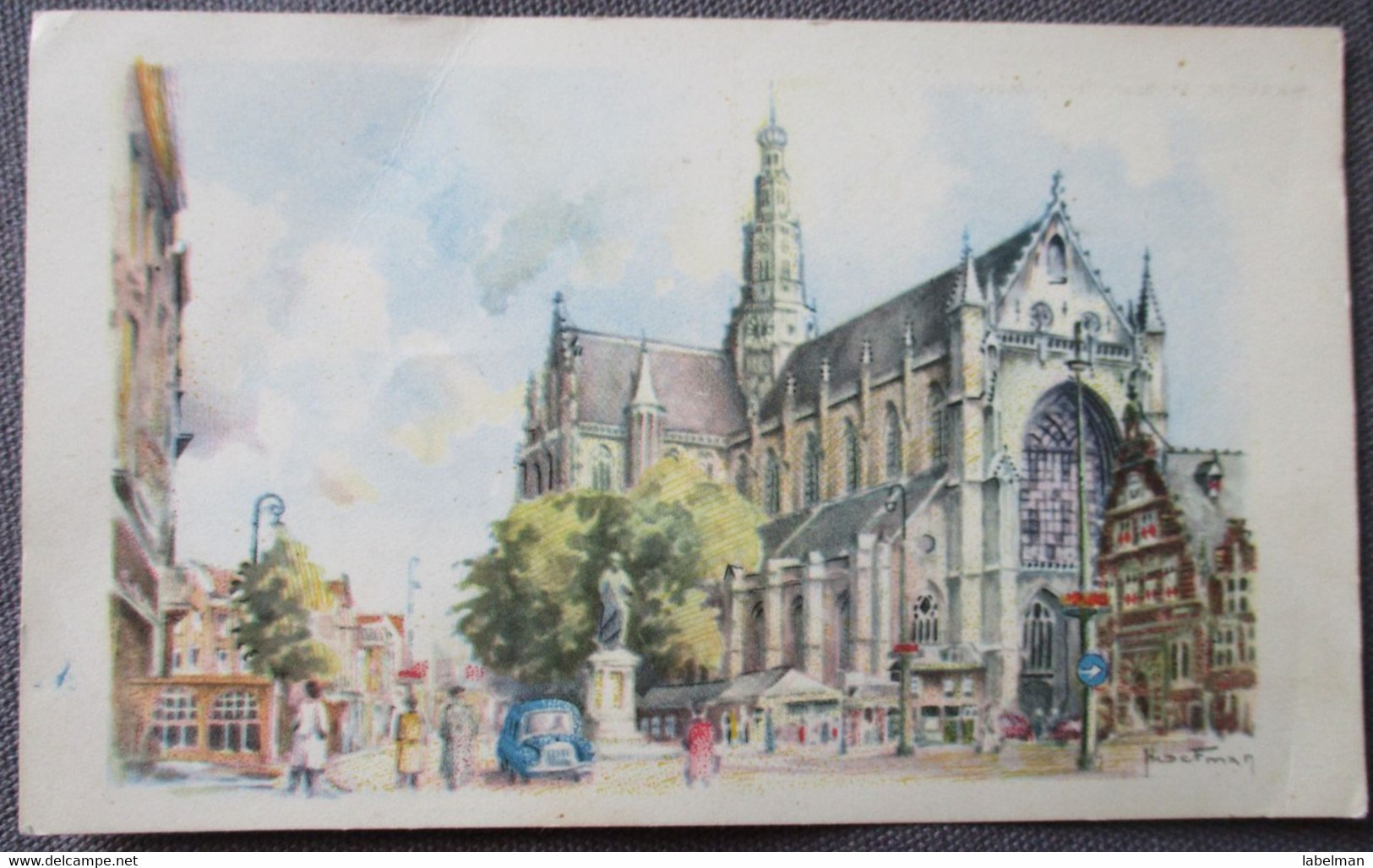 HOLLAND NETHERLAND AMSTERDAM HAARLEM ST BAVO GROTE MARKT POSTCARD PC CP AK CARTOLINA ANSICHTSKARTE CARTE POSTALE PHOTO - Gennep