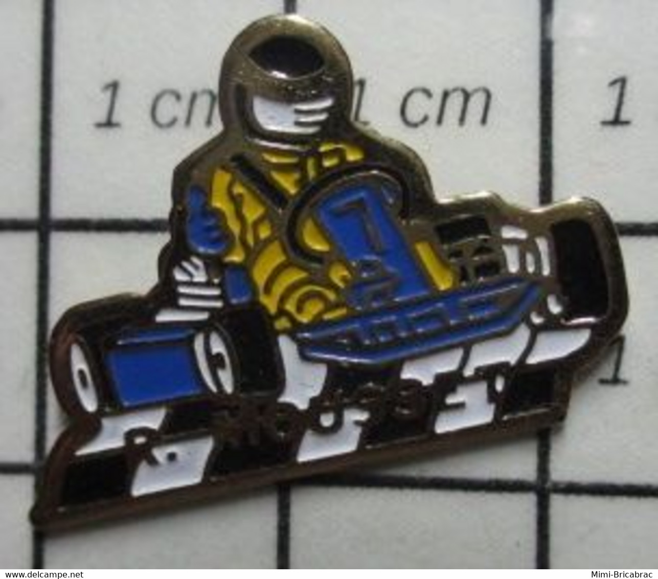 2322 Pin's Pins / Beau Et Rare / THEME : SPORTS / KARTING R MOUSSET - Car Racing - F1