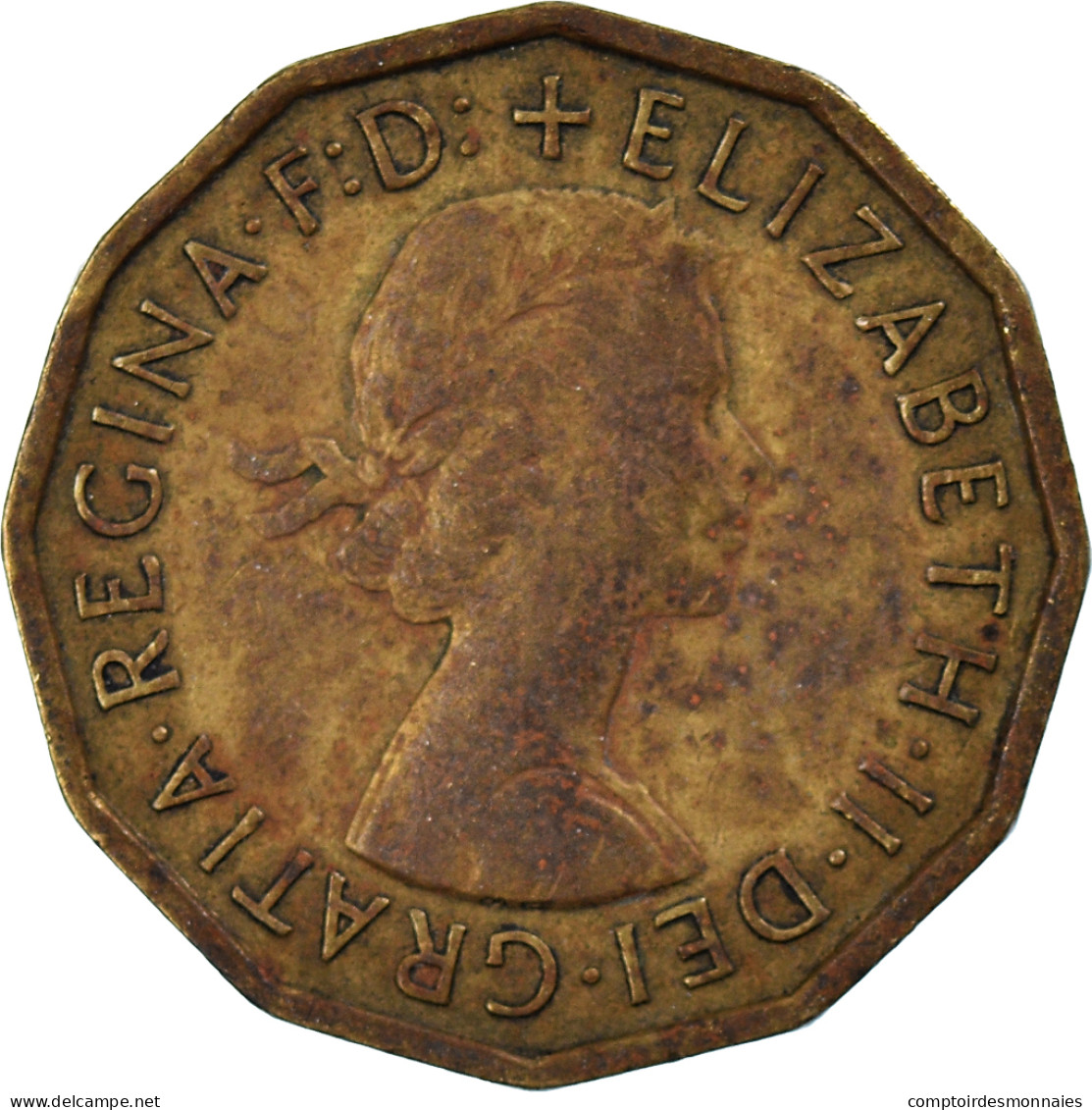 Monnaie, Grande-Bretagne, 3 Pence, 1962 - F. 3 Pence