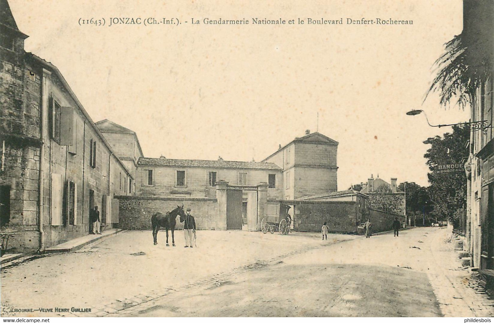 CHARENTE MARITIME  JONZAC La Gendarmerie Nationale - Jonzac