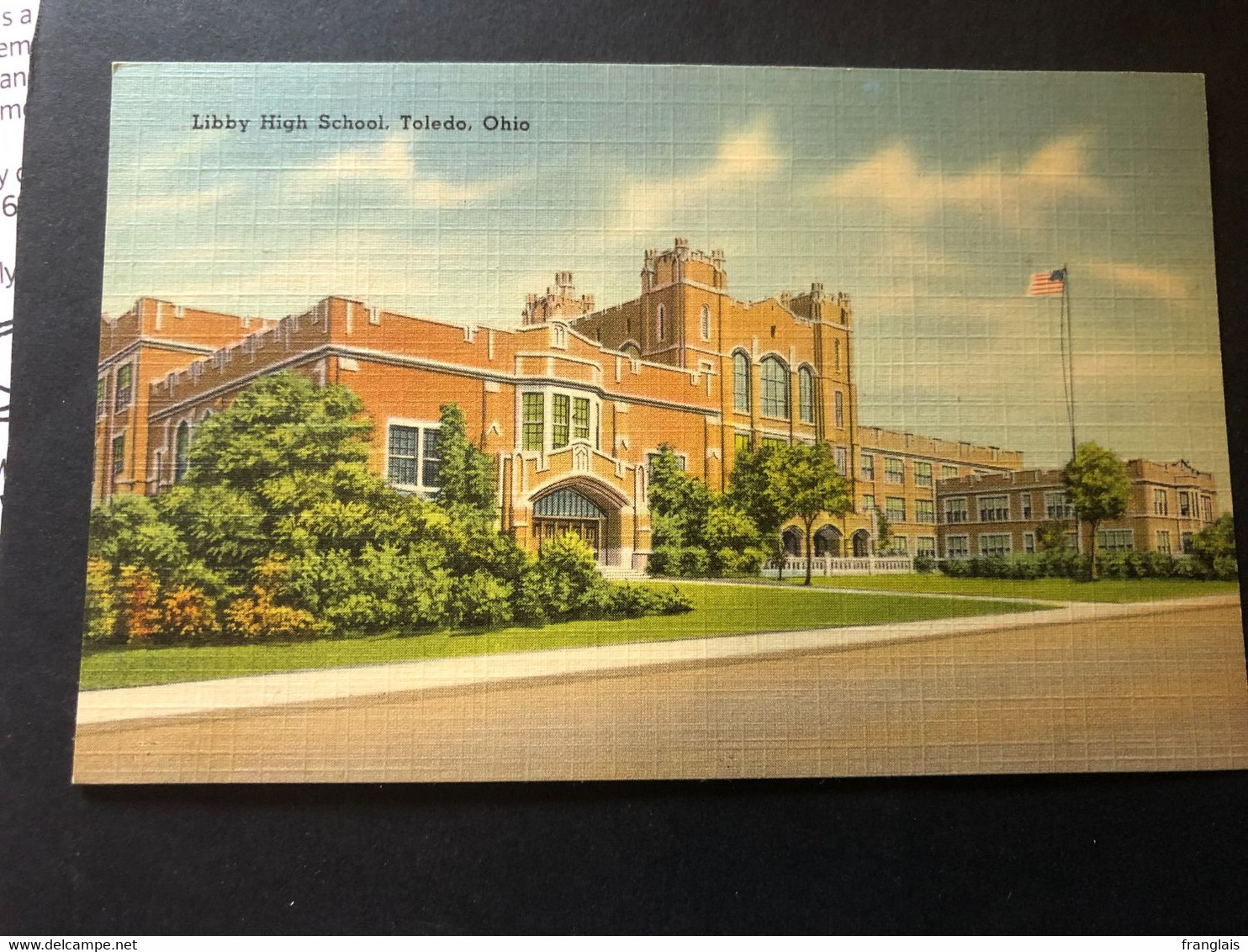 Libby High School, TOLEDO, Ohio, Unwritten Card - Toledo