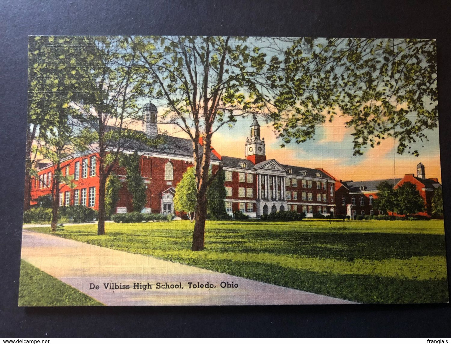 De Vilbiss High School, Toledo, Ohio, Unwritten Card - Toledo