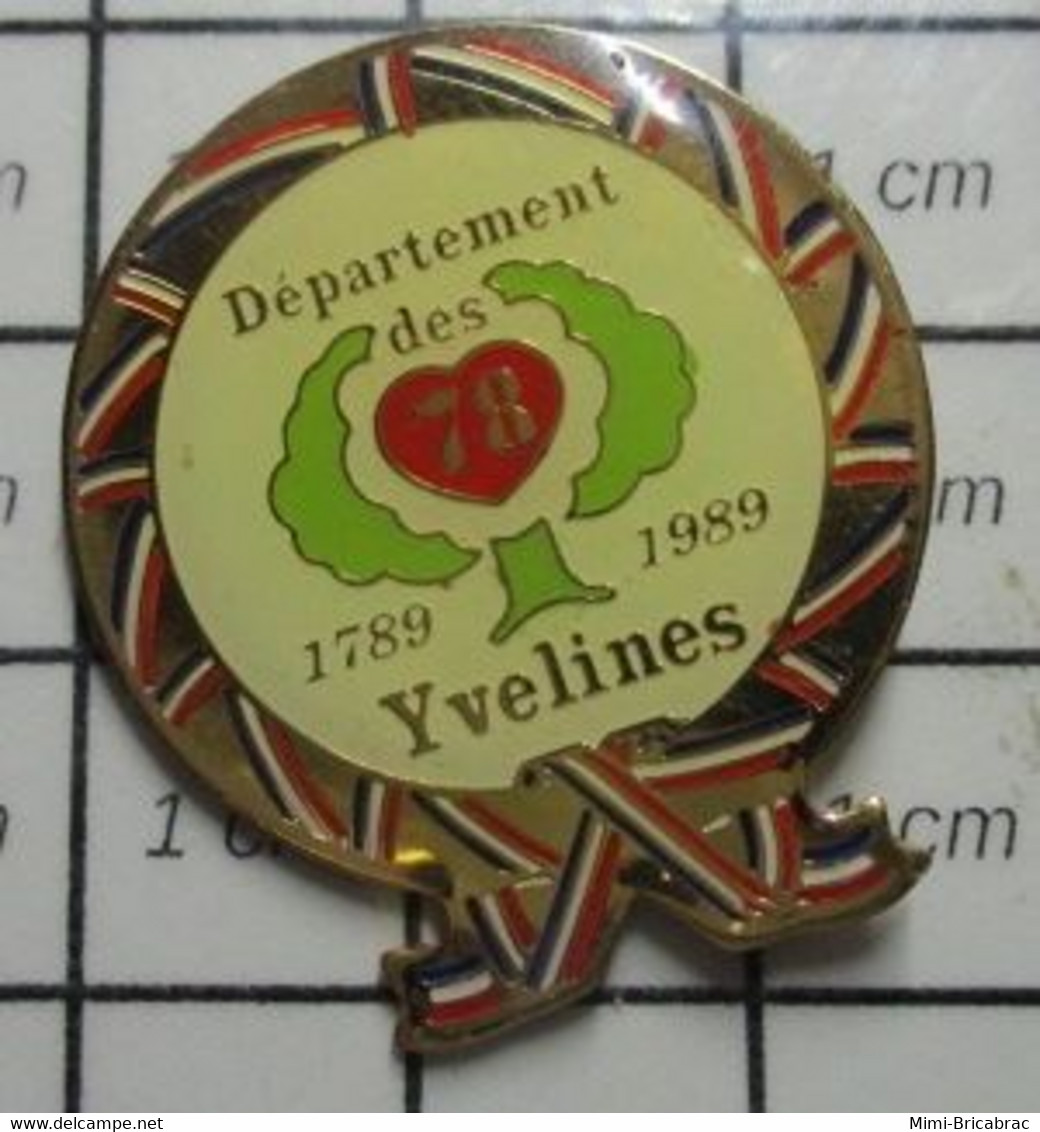 2322 Pin's Pins / Beau Et Rare / THEME : ADMINISTRATIONS / DEPARTEMENT DES YVELINES 78 1789 1989 - Administrations